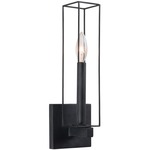 Allston Wall Light - Black Iron / Black