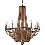 Beechwood Chandelier - Royal Mahogany / Dark Wood