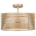 Emery Convertible Pendant / Semi Flush - Modern Gold / Gold