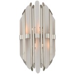 Massina Wall Light - Discontinued Floor Model - Polished Nickel / Frosted