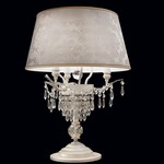 Glasse Table Lamp - Ivory Pale Gold / Asfour Crystals