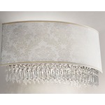 Glasse Wall Light - Ivory Pale Gold / Asfour Crystals