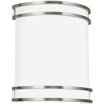 4933593 ADA Wall Sconce - Brushed Nickel / Satin White