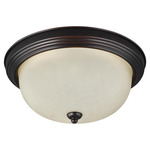 Geary Ceiling Light Fixture - Bronze / Amber Scavo