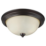 Geary Ceiling Light Fixture - Bronze / Amber Scavo
