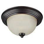 Geary Ceiling Light Fixture - Bronze / Amber Scavo