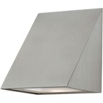 Wedge Outdoor Wall Sconce - Stainless Steel / Frosted