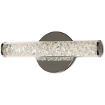 Jazz Crystal Wall Light - Polished Chrome / Clear