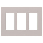 Claro Designer Style Wall Plate - Satin Taupe