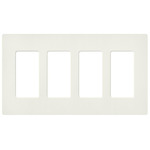 Claro Designer Style Wall Plate - Satin Biscuit