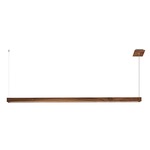 Glide Wood Up/Down Warm Dim End Feed Suspension - Wood Walnut / No Louver