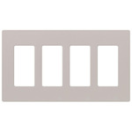 Claro Designer Style Wall Plate - Satin Taupe