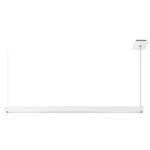 Glide Glass Up/Down End Feed Suspension - White Glass / No Louver