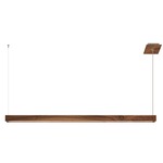 Glide Wood Up/Down End Feed Suspension - Wood Walnut / No Louver