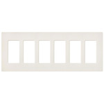 Claro Designer Style Wall Plate - Satin Biscuit