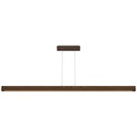 Glide Wood Up/Down Warm Dim Center Feed Suspension - Wood Walnut / No Louver