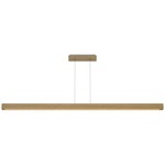 Glide Wood Up/Down Warm Dim Center Feed Suspension - Wood White Oak / No Louver