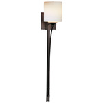 Formae Contemporary Wall Sconce - Bronze / Opal
