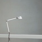 Tolomeo Mini Desk Lamp with Clamp - White