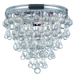 Calypso Ceiling Light - Polished Chrome / Clear