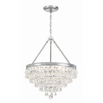 Calypso Chandelier - Polished Chrome / Clear