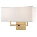 P472 Wall Sconce - Honey Gold / White
