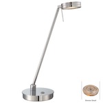 Georges Reading Room LED Flat Head Desk Lamp - Chrome