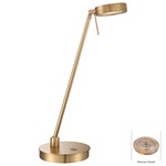 Georges Reading Room LED Flat Head Desk Lamp - Honey Gold