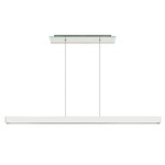 Glide Glass Warm Dim Suspension w/ Center Feed Power - Mirror Glass / No Louver