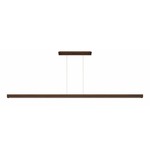 Glide Wood Warm Dim Suspension w/ Center Feed Power - Wood Walnut / No Louver