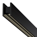 Glide Wood Warm Dim Downlight Suspension w/ End Feed Power - Wood Espresso / No Louver