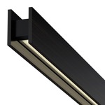 Glide Wood Warm Dim Downlight Suspension w/ End Feed Power - Wood Espresso / White Louver