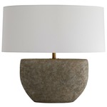 Odessa Table Lamp - Fossil Gray / White
