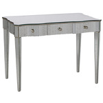 Gilda Vanity Table - Granello Silver Leaf / Antique Mirror