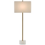 Felix Table Lamp - Antique Brass / Off White