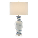 Hanni Table Lamp - Blue / White / Off White
