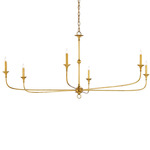 Nottaway Chandelier - Gold Leaf