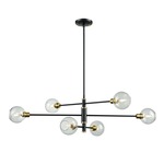 Ocean Drive Pendant - Venetian Brass / Clear