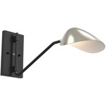 Abbey Road Wall Light - Graphite / Satin Nickel