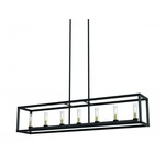 Sambre Linear Pendant - Graphite / Graphite