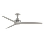 Spitfire Indoor / Outdoor Ceiling Fan - Brushed Nickel / Brushed Nickel
