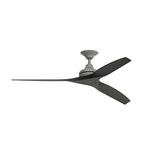 Spitfire Indoor / Outdoor Ceiling Fan - Galvanized / Black