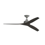 Spitfire Indoor / Outdoor Ceiling Fan - Galvanized / Dark Walnut