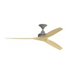 Spitfire Indoor / Outdoor Ceiling Fan - Galvanized / Natural