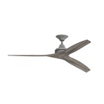 Spitfire Indoor / Outdoor Ceiling Fan - Galvanized / Weathered Wood