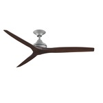 Spitfire Indoor / Outdoor Ceiling Fan - Galvanized / Whiskey