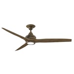 Spitfire Indoor / Outdoor Ceiling Fan with Light - Driftwood / Driftwood