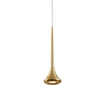 Bach Mini Pendant - Brushed Gold / Frosted