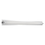 Lighthouse Bathroom Vanity Light - Chrome / White Opal