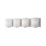 Bridgewater Bathroom Vanity Light - Chrome / White Opal